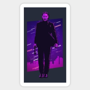 John Wick - Retro Sticker